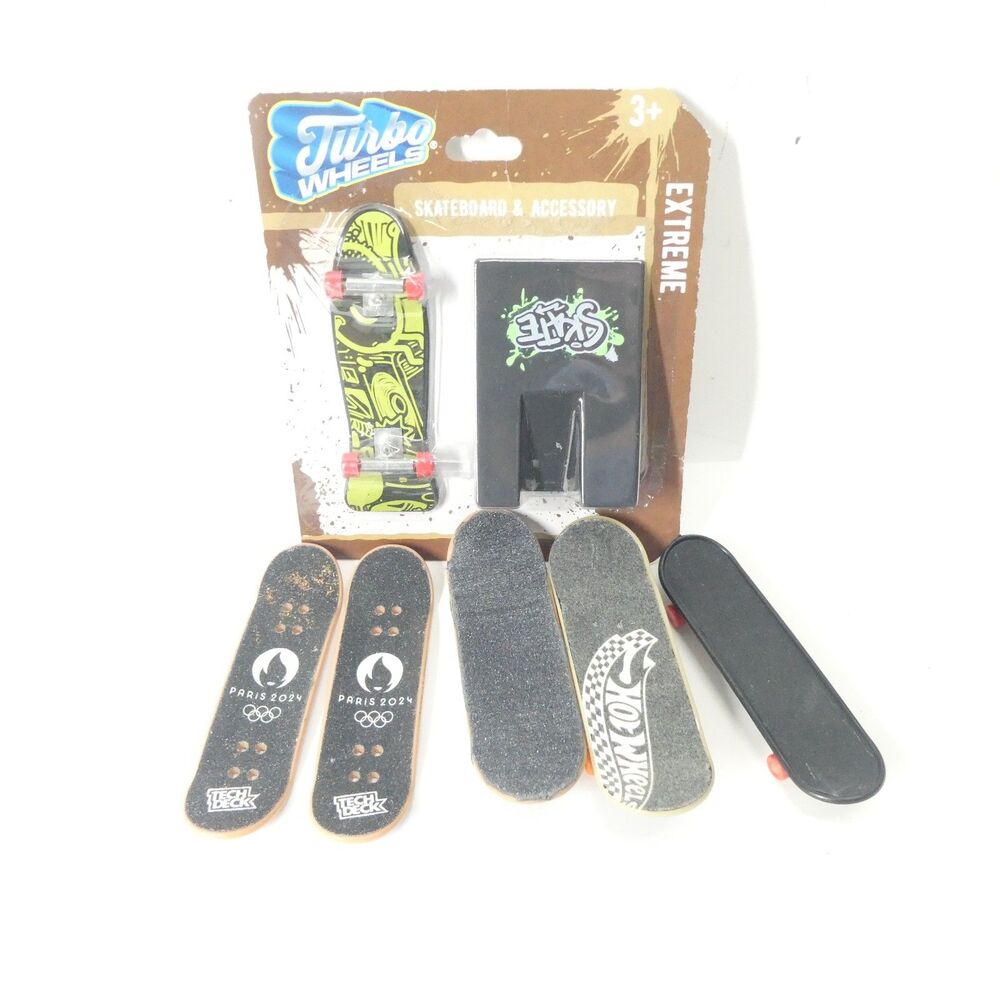 Tech Deck Paris 2024 Olympics Jagger Eaton & Other Finger Skateboards Lot